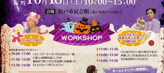 2025年10月18日(土) 第30回 松戸市国際文化祭 @ 松戸市民会館 (千葉県松戸市)