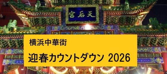 2025年12月31日(水) 迎春カウントダウン 2026 @ 山下町公園・横濱媽祖廟 (横浜中華街)